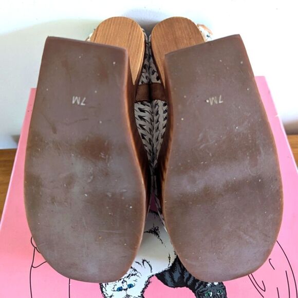 Jeffrey Campbell Maximalist Hyper Feminine Retro Art To Wear Wedge Heel 7  - Picture 9 of 13